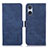 Coque Portefeuille Livre Cuir Etui Clapet K08Z pour Sony Xperia 5 V Bleu