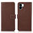 Coque Portefeuille Livre Cuir Etui Clapet K08Z pour Xiaomi Poco C51 Marron