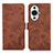 Coque Portefeuille Livre Cuir Etui Clapet K09Z pour Huawei Nova 11 Ultra Marron