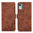 Coque Portefeuille Livre Cuir Etui Clapet K09Z pour Nokia C12 Plus Marron