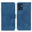 Coque Portefeuille Livre Cuir Etui Clapet K09Z pour OnePlus Nord CE 2 5G Bleu