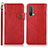 Coque Portefeuille Livre Cuir Etui Clapet K09Z pour OnePlus Nord CE 5G Rouge