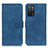 Coque Portefeuille Livre Cuir Etui Clapet K09Z pour Oppo A53s 5G Bleu