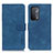 Coque Portefeuille Livre Cuir Etui Clapet K09Z pour Oppo A54 5G Bleu