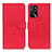 Coque Portefeuille Livre Cuir Etui Clapet K09Z pour Oppo A54s Rouge