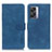 Coque Portefeuille Livre Cuir Etui Clapet K09Z pour Oppo A56S 5G Bleu