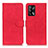 Coque Portefeuille Livre Cuir Etui Clapet K09Z pour Oppo A74 4G Rouge