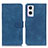 Coque Portefeuille Livre Cuir Etui Clapet K09Z pour Oppo A96 5G Bleu