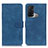 Coque Portefeuille Livre Cuir Etui Clapet K09Z pour Oppo Reno5 A Bleu