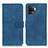 Coque Portefeuille Livre Cuir Etui Clapet K09Z pour Oppo Reno5 Lite Bleu