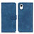 Coque Portefeuille Livre Cuir Etui Clapet K09Z pour Samsung Galaxy A23 5G SC-56C Bleu