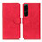 Coque Portefeuille Livre Cuir Etui Clapet K09Z pour Sony Xperia 1 IV SO-51C Rouge