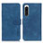 Coque Portefeuille Livre Cuir Etui Clapet K09Z pour Sony Xperia 5 IV Bleu