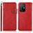 Coque Portefeuille Livre Cuir Etui Clapet K09Z pour Xiaomi Mi 11T 5G Rouge