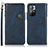 Coque Portefeuille Livre Cuir Etui Clapet K09Z pour Xiaomi Redmi Note 11 5G Bleu