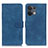 Coque Portefeuille Livre Cuir Etui Clapet K09Z pour Xiaomi Redmi Note 13 5G Bleu