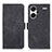 Coque Portefeuille Livre Cuir Etui Clapet K09Z pour Xiaomi Redmi Note 13 Pro+ Plus 5G Noir