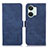 Coque Portefeuille Livre Cuir Etui Clapet K10Z pour OnePlus Ace 2V 5G Bleu