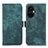 Coque Portefeuille Livre Cuir Etui Clapet K10Z pour OnePlus Nord CE 3 5G Vert