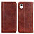 Coque Portefeuille Livre Cuir Etui Clapet K10Z pour Samsung Galaxy A23 5G SC-56C Marron