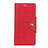 Coque Portefeuille Livre Cuir Etui Clapet L01 pour Alcatel 7 Rouge