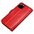 Coque Portefeuille Livre Cuir Etui Clapet L01 pour Apple iPhone 11 Pro Max Rouge