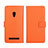 Coque Portefeuille Livre Cuir Etui Clapet L01 pour Asus Zenfone 5 Orange