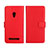 Coque Portefeuille Livre Cuir Etui Clapet L01 pour Asus Zenfone 5 Rouge