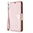 Coque Portefeuille Livre Cuir Etui Clapet L01 pour Huawei Honor 9C Or Rose