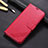 Coque Portefeuille Livre Cuir Etui Clapet L01 pour Huawei Nova 6 SE Rouge