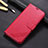 Coque Portefeuille Livre Cuir Etui Clapet L01 pour Huawei P40 Lite Rouge