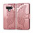 Coque Portefeuille Livre Cuir Etui Clapet L01 pour LG Stylo 6 Or Rose