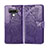 Coque Portefeuille Livre Cuir Etui Clapet L01 pour LG Stylo 6 Violet