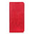 Coque Portefeuille Livre Cuir Etui Clapet L01 pour Motorola Moto One Fusion Plus Rouge