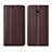 Coque Portefeuille Livre Cuir Etui Clapet L01 pour Nokia 1.3 Marron