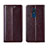 Coque Portefeuille Livre Cuir Etui Clapet L01 pour Nokia C3 Marron