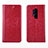 Coque Portefeuille Livre Cuir Etui Clapet L01 pour OnePlus 8 Pro Rouge