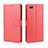 Coque Portefeuille Livre Cuir Etui Clapet L01 pour Oppo A12e Rouge