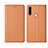 Coque Portefeuille Livre Cuir Etui Clapet L01 pour Oppo A8 Orange