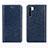 Coque Portefeuille Livre Cuir Etui Clapet L01 pour Oppo A91 Bleu