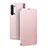 Coque Portefeuille Livre Cuir Etui Clapet L01 pour Oppo Find X2 Lite Or Rose