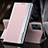 Coque Portefeuille Livre Cuir Etui Clapet L01 pour Oppo Find X3 Pro 5G Rose