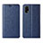 Coque Portefeuille Livre Cuir Etui Clapet L01 pour Realme V15 5G Bleu