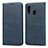 Coque Portefeuille Livre Cuir Etui Clapet L01 pour Samsung Galaxy A20e Bleu