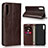 Coque Portefeuille Livre Cuir Etui Clapet L01 pour Samsung Galaxy A30S Marron