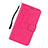 Coque Portefeuille Livre Cuir Etui Clapet L01 pour Samsung Galaxy A91 Rose Rouge