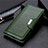 Coque Portefeuille Livre Cuir Etui Clapet L01 pour Samsung Galaxy S30 Plus 5G Vert