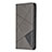 Coque Portefeuille Livre Cuir Etui Clapet L01 pour Sony Xperia L4 Gris