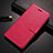 Coque Portefeuille Livre Cuir Etui Clapet L01 pour Vivo S1 Pro Rose Rouge