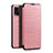 Coque Portefeuille Livre Cuir Etui Clapet L01 pour Vivo V20 Pro 5G Or Rose